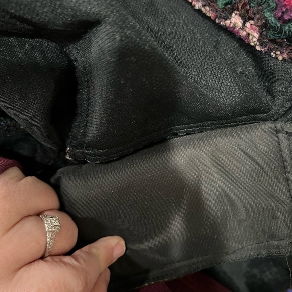 Vintage Large 38 Lady Graff Wool Mohair Chenille Woven Open Lined Sweater C - Picture 5 of 6